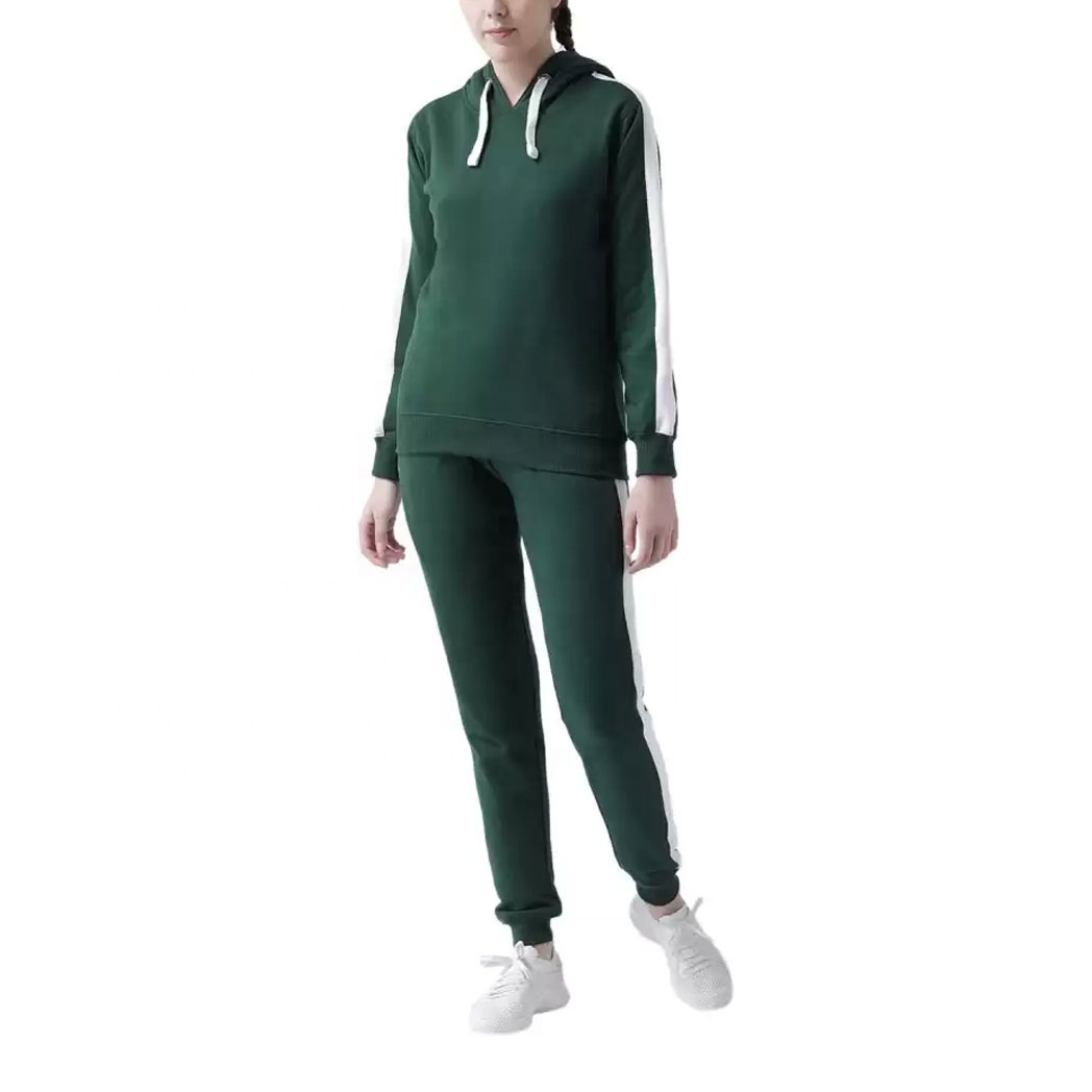 Thiết Kế Tùy Chỉnh Tracksuit Đứng Cổ Áo Phụ Nữ Bộ Nửa Tay Áo Phụ Nữ Tracksuits Theo Dõi Phù Hợp Với Đối Với Phụ Nữ Thiết Lập