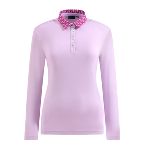 Golf à manches courtes élégant pour femmes pour polos léger respirant vêtements de sport en tricot avec Logo personnalisé vêtements de sport pour femmes - Product Image 4