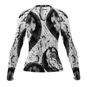 Rashguard personnalisé pour femmes : T-shirt de compression à manches longues à séchage rapide pour le yoga, la salle de sport et le fitness - Product Image 6