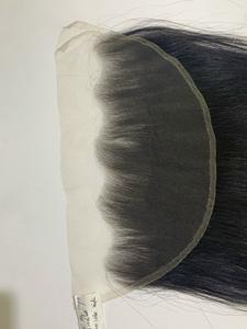 Venta al por mayor de cabello virgen, peluca de encaje Frontal HD suizo, transparente, recta - Product Image 5