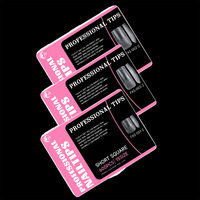 JIEYU 600 pièces de faux ongles carrés moyens mats à couverture complète, faux ongles carrés français en vrac pour salon de manucure à domicile, bricolage
