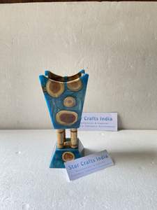 Top tendance bois et résine époxy Mukhabir Bakhoor brûleur d'encens prix de gros porte-encens Bakhoor brûleur Mukhabir encens - Product Image 3