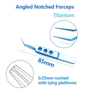 เครื่องมือผ่าตัดจักษุไมโคร,คีมหนีบไททาเนียม - Product Image 5