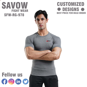 Wholesale Custom Men Rash Guard Compression Shirt MMA BJJ <b>Surf</b> Training Quick Dry UV Protection Top OEM - Product Image 4