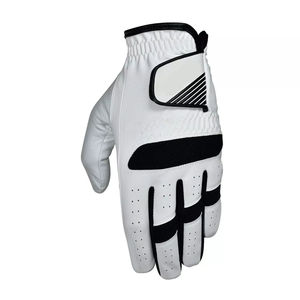 Gants de golf en gros 100% cuir de mouton logo personnalisé OEM doux couleur hommes gaucher gants de golf en cuir - Product Image 3