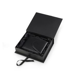 Cartera de Cuero para Hombre, Diseño Único y Lujoso, Forro de Poliéster, Cierre de Cremallera Impermeable, Larga Duración - Product Image 3