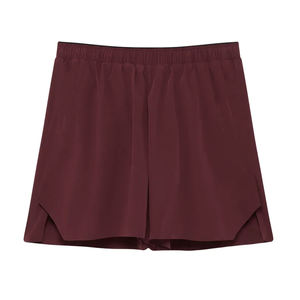 Pantalones cortos atléticos de nailon de secado rápido para hombre, diseño deportivo ecológico para entrenamiento, gimnasio, correr, patrón sólido, servicio OEM disponible - Product Image 1