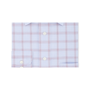 Camisa de Vestir Azul Clásica para Hombre Eagle, Corte Regular, Cuello Elástico Sin Plancha, 100% Algodón Popelina Antiarrugas, Talla XL - Product Image 3