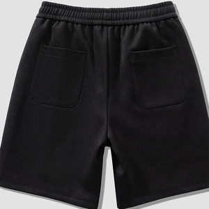 Pantalones cortos informales de algodón, ropa de calle personalizada a la moda transpirable para hombre al por mayor, nuevos productos, pantalones cortos de entrenamiento con patrón sólido para hombre - Product Image 2