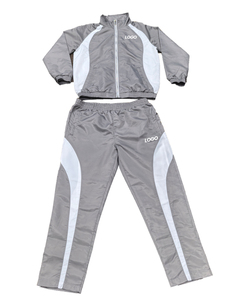 Cortavientos de talla grande XL para hombre, ropa deportiva de gimnasio de nailon de 2 piezas con logotipo personalizado, transpirable, ecológica, lavado ácido, diseño impreso - Product Image 5