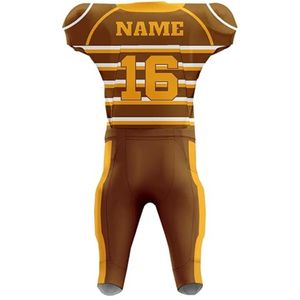 Uniforme de football américain à manches courtes respirant personnalisé pour équipe internationale de conception nouvelle et haute performance - Product Image 6