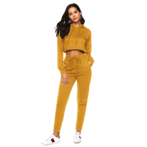 Dernier modèle de ensemble de survêtements pour femmes noir de haute qualité, survêtement pour femmes - Product Image 3