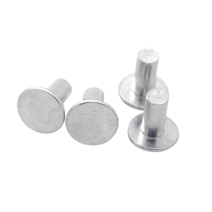 Rivet plat en aluminium DIN 7338 de 4,1 mm x 46 mm pour garniture de frein et d'embrayage - Product Image 1