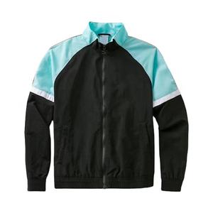 Veste coupe-vent imperméable pour homme sur mesure, bloc de couleur, vintage, sport, extérieur, grande taille, veste de pluie en polyester pour homme - Product Image 1