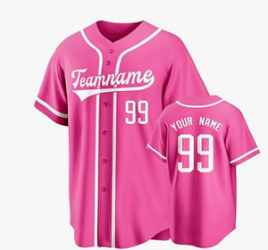 Maillots de baseball respirants confortables personnalisés noms et numéros personnalisés pour les ligues de fans d'équipes sportives - Product Image 1