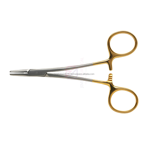Portaagujas Manual Halsey de Acero Inoxidable Médico, Clase I, Ergonómico, Ligero, Instrumento de Sutura, Certificado CE ISO, OEM - Product Image 5