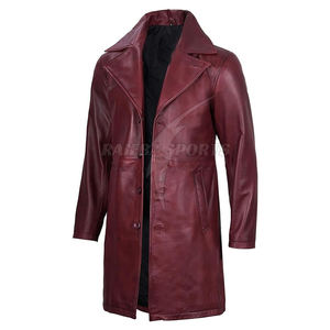 เสื้อโค้ทหนังทรงสลิมฟิต คอจีน สำหรับผู้ชาย ฤดูหนาว ปี 2025 คุณภาพสูง แห้งเร็ว ระบายอากาศได้ดี ความยาวปกติ รับผลิตแบบ OEM - Product Image 4