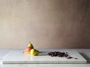 Plateau en marbre blanc de qualité supérieure Planche à découper de fruits et de fromage au design unique pour la maison ou l'hôtel Cuisine - Product Image 2