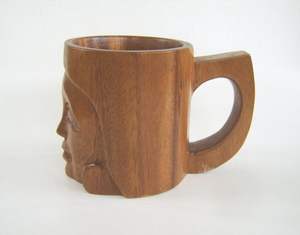 แก้วไม้ทำมือขายดี แก้วไม้ธรรมชาติพกพาสะดวก สำหรับกาแฟ ชา และนม มีจำหน่ายจากอินเดีย - Product Image 5