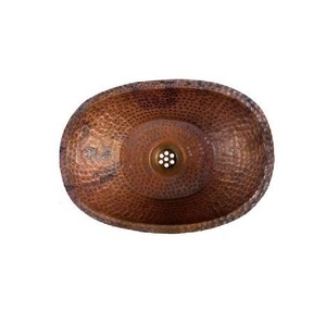 High Selling Antique Luxury Single Bowl <b>Copper</b> Sink Metal <b>Utensil</b> Washing Vessel for <b>Kitchen</b> Bathroom Hotel - Product Image 6