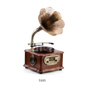 Vintage clásico Retro fonógrafo gramófono vinilo reproductor de discos Bluetooth para la decoración del hogar y la Oficina - Product Image 1