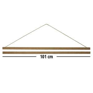 Bandes magnétiques pour affiches 101 cm, paire, en MDF, matériau naturel, pour fixation murale - Product Image 5
