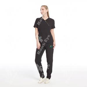 Conjunto de Uniforme Médico para Mujer de Tres Piezas, Color Personalizable, Elástico y Elegante, Uniformes de Hospital de Alta Calidad - Product Image 3