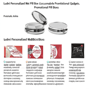 Portapillole in Metallo Personalizzato Ludmi, Gadget Promozionale Personalizzabile - Product Image 2