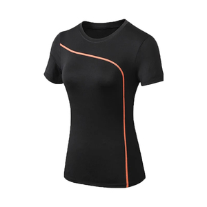 Vêtements de sport pour femmes grandes tailles, très vendus, solides, respirants, à séchage rapide, ensembles de yoga, taille haute élastique, logo sur le devant, commande minimum - Product Image 4