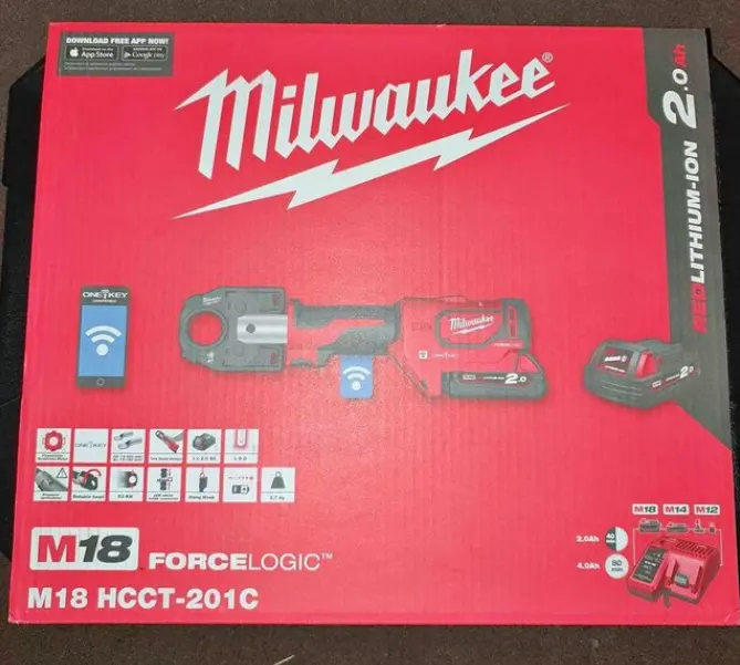 Новый герметичный оригинальный Milwaukees | M18 HCCT-201C обжимной инструмент и электроинструменты/Беспроводная Дрель в наличии