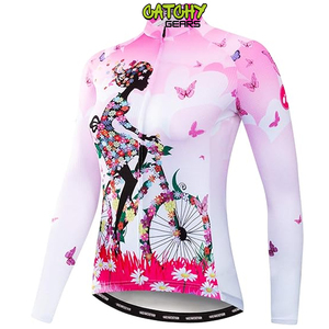 เสื้อเจอร์ซีย์ปั่นจักรยานเสื้อกีฬาฤดูหนาวแห้งเร็วมีซิปปิดไซส์ใหญ่ซักได้และแขนสั้น - Product Image 3