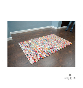 Tapis tissé à la main de décoration intérieure extravagante à la demande au prix du marché de gros de l'exportateur indien - Product Image 6