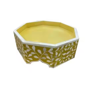 High Quality Bone Inlay <b>Wooden</b> <b>Cake</b> <b>Stand</b> for Birthday and Wedding Handcrafted in India - Product Image 3