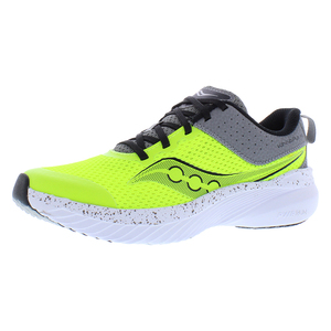 Saucony Kinvara 14ลูกไม้จรดเท้า PS รองเท้าเด็กผู้หญิงสี: Citron/Grey 100% ของแท้ - Product Image 1