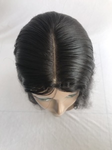 ที่ต่อผมธรรมชาติสีธรรมชาติ100% 5X6 Topper,ที่ต่อผมมนุษย์แบบบราซิลมองโกเลีย - Product Image 2