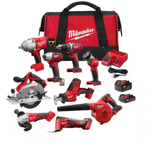 Compre el Kit Original NUEVO M-18 de 18 Voltios con Baterías de Litio-Ion, Inalámbrico, 9 Herramientas, con 2 Baterías y Cargador - Product Image 1