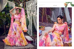Lehenga choli ลายพิมพ์พิเศษสำหรับสุภาพสตรีจากผู้ผลิตอินเดีย - Product Image 3