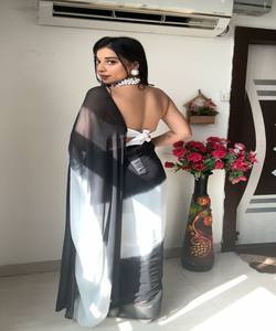 Sari Silk prêt à porter vêtements de mariage de fête indiens en prix de gros broderie traditionnelle travail banarasi khadi - Product Image 5