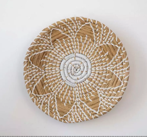 Sets Straw Handwoven Plates Seagrass <b>Wall</b> <b>Hangings</b> <b>Baskets</b> Decor Accessories Item Wicker Handmade Handicrafts <b>Wall</b> Decor Product - Product Image 2