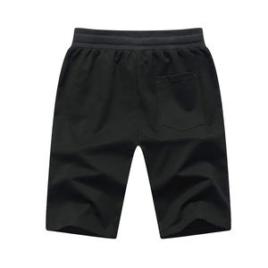 กางเกงขาสั้นขนแกะสำหรับผู้ชายผ้าเฟรนช์เทอร์รี่เอวยางยืดมีเชือกผูกเพื่อความสบายสูงสุดและสไตล์ลำลองในชีวิตประจำวันที่สมบูรณ์แบบ - Product Image 2