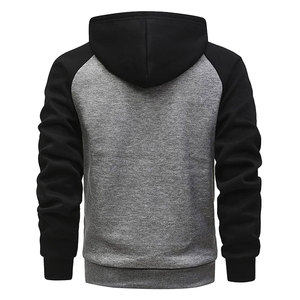 Haute qualité 400 Gsm poids lourd 100% coton hommes sweat à capuche zippé Style de rue sweat à capuche zippé avec fermeture éclair - Product Image 2
