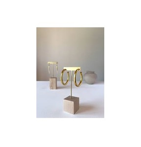 Boucle d'oreille en laiton de haute qualité suspendu présentoir et support d'affichage de boucle d'oreille support de support de bijoux de mode - Product Image 6