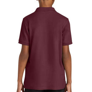 Nouveau Style Respirant Personnalisé Coton Jeunes Polo À Manches Courtes Slim-Fit Coton Piqué Marron Couleur Jeunes Taille Polos - Product Image 2