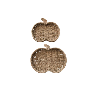 Décor d'automne plateau de jonc de mer tissé à la main plateau de jonc de mer ensemble panier de légumes produit saisonnier pour la décoration de récolte du Vietnam - Product Image 2