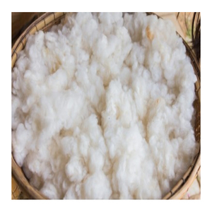 Fil de coton cardé 100% à âme filée 30s/1, gris brut, absorbant l'humidité, anti-boulochage, recyclable, filé à l'anneau, haute qualité, pour tissage, Inde - Product Image 2