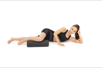 Coussin de rouleau en mousse PU légère, imperméable, recouvert de cuir, en tissu non tissé à mémoire de forme, pour équipement sportif et fitness sain