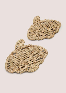 Posavasos redondo absorbente para decoración de mesa, posavasos de algas marinas para posavasos tejidos para bebidas - Product Image 4