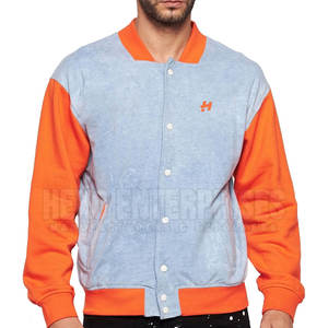 Cómodo invierno cálido hombres Letterman chaqueta a prueba de viento hombres Letterman chaqueta en precio razonable - Product Image 1