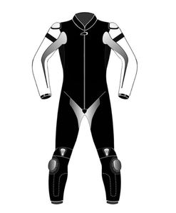 Combinaison de moto en cuir de vache pour adultes Rouge PU Armoured Race & Track Sportswear Respirant et confortable - Product Image 1