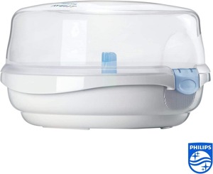 Esterilizador de vapor de microondas Philips Avent para biberones, chupetes, tazas y más (modelo SCF281/02) - Product Image 4
